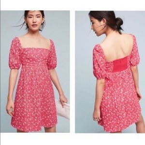 Anthropologie Maeve Lillianne Babydoll Eyelet Dress. Size 14